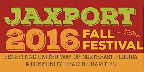 *****THE JAXPORT 2016 CHARITY FALL FESTIVAL HAS BEEN CANCELLED DUE TO DAMAGES PAINTBALL ADVENTURES SUSTAINED DURING HURRICANE MATTHEW.***** JAXPORT Charity Fall Festival to Benefit United Way of N.E. Florida and Community Health Charities primary image
