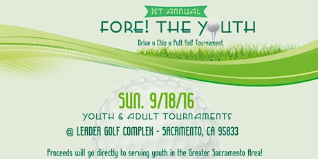 FORE! THE YOUTH - Golf Challenge x Fundraiser Benefiting Another Choice, Another Chance primary image