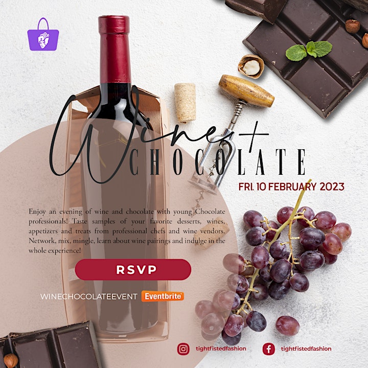 WINE + CHOCOLATE EVENT 2023 image