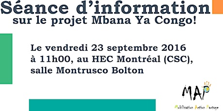 Séance d'informaton - Aidez un jeune en RDC à gérer sa santé sexuelle primary image