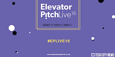Elevator Pitch LIVE! powered by Tech City News primary image