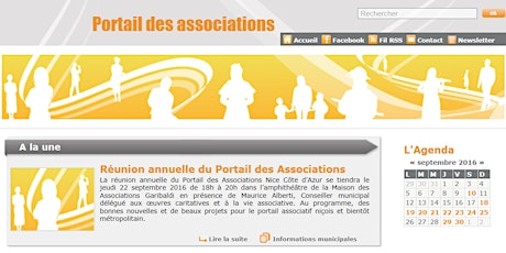 Image principale de Réunion annuelle du Portail des Associations Nice Côte d'Azur