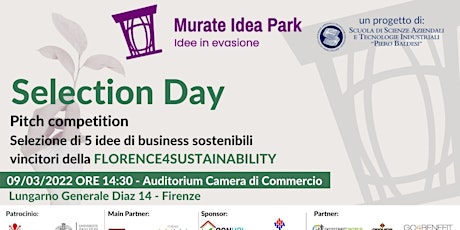 FLORENCE4SUSTAINABILITY Pitch Competition & Selection Day