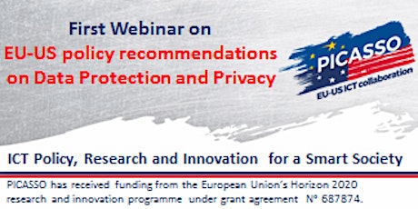 PICASSO Webinar onEU-US policy recommendations on Data Protection and Privacy primary image