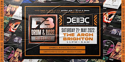 Drum & Bass Classics - Brighton Poster