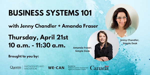 Business Systems 101: WE-CAN Workshop for Women