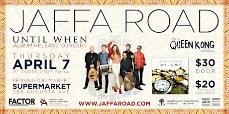 Jaffa Road Until When CD Release + Queen Kong
