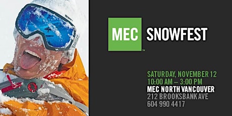 MEC North Vancouver SnowFest primary image