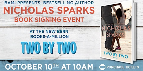 Meet Nicholas Sparks at the New Bern Books-A-Million