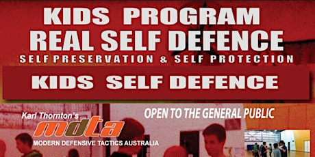 KIDS REALITY BASED SELF DEFENCE COURSE primary image