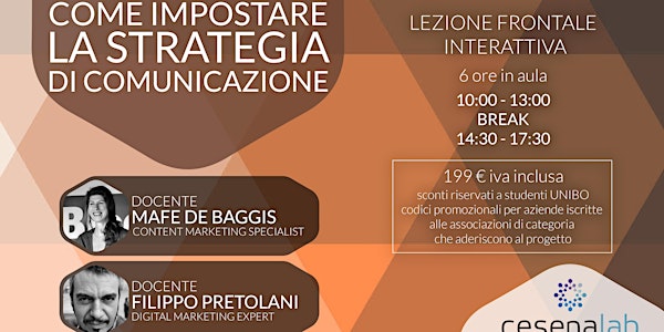 "Come impostare la strategia di comunicazione"