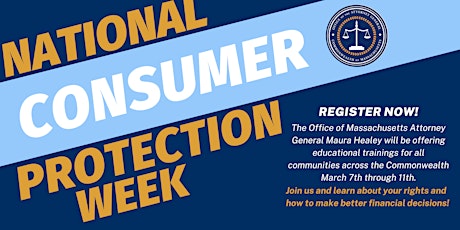 AG Healey's 24th National Consumer Protection Week primary image