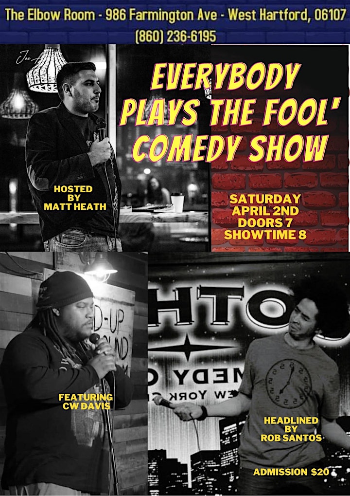 Everybody Plays The Fool Comedy Show image
