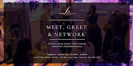 Meet, Greet & Network: For Fashion Professionals primary image