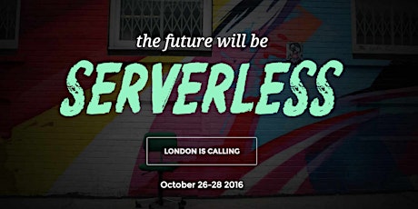 Serverlessconf London 2016 primary image