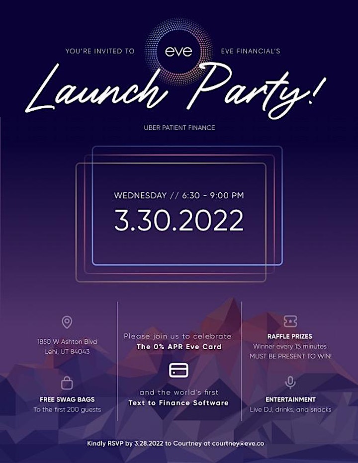 Eve Financial's Launch Party image