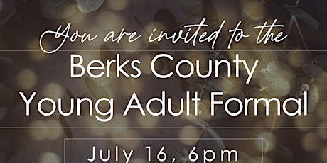 Berks County Young Adult Formal tickets