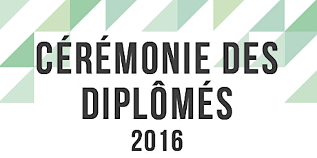 Primaire afbeelding van Cérémonie des diplômés de l'IHECS 2016