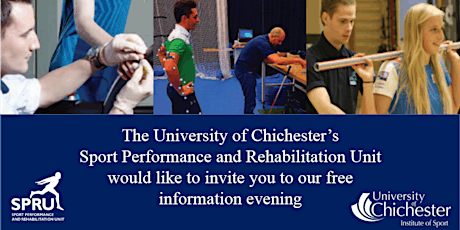 Chichester's Sport Performance & Rehabilitation Unit Information Evening primary image