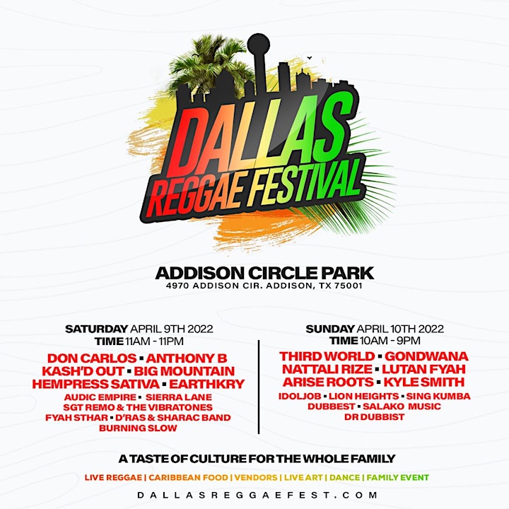 Dallas Reggae Festival 2022 image