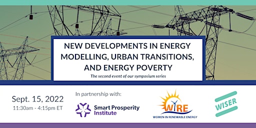 New Developments in Energy Modeling, Urban Transitions, and Energy Poverty