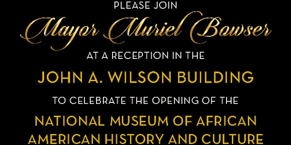 A Reception Celebrating African American History & Culture in the District