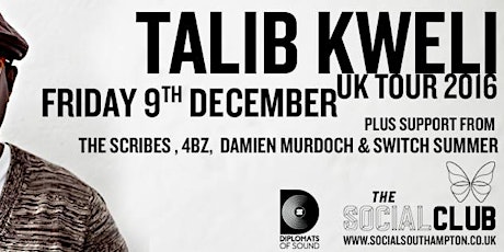 Talib Kweli - Live UK Tour - Southampton primary image