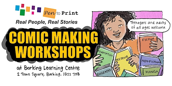 Pen to Print: Six week Comic Making Workshops with Amanda Lillywhite