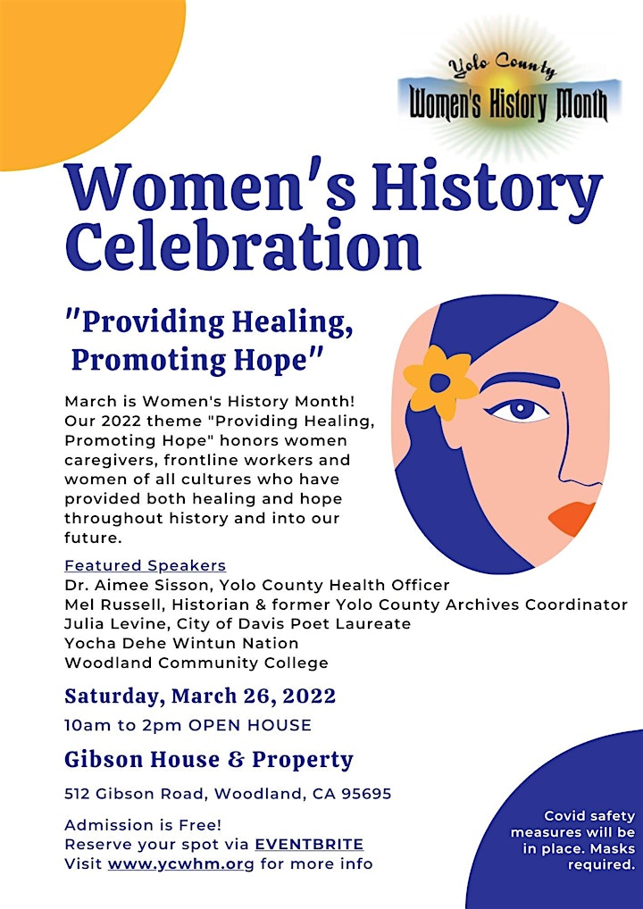 Yolo County Women's History Month Celebration image