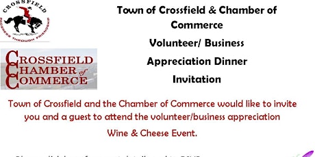 Volunteer and Business Appreciation Night: Wine and Cheese Mix & Mingle primary image