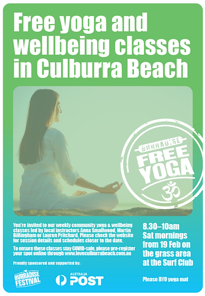 Culburra Beach Free Community Yoga & Wellbeing Classes image