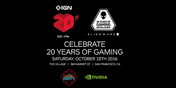 IGN & ALIENWARE PRESENT "20 YEARS OF GAMING"