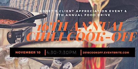 16th Annual Chili Cook-Off, Client Appreciation Event & 7th Annual Food Drive primary image