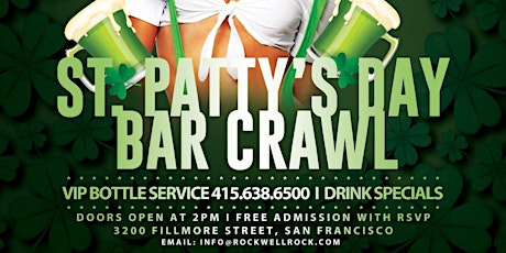 ST. PATTY'S DAY BAR CRAWL AT ROCKWELL