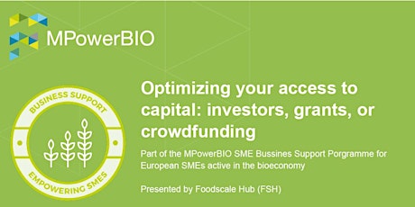 MPowerBIO BSP-Optimizing your access to capital: crowdfunding and other Tickets