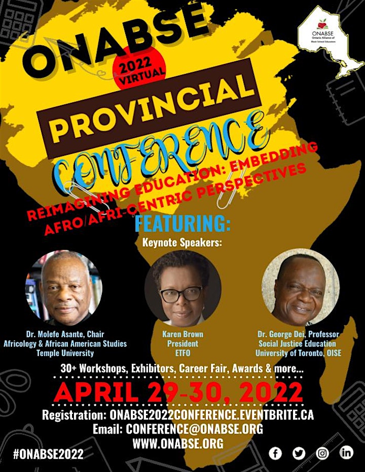 ONABSE 2022 Virtual Provincial Conference, Career Fair & AGM image