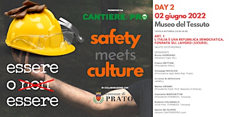 SAFETY meets CULTURE - day 2 biglietti