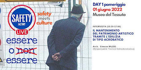 Immagine principale di SAFETY FACTORY live durante SAFETY meets CULTURE - Day 1 pomeriggio 