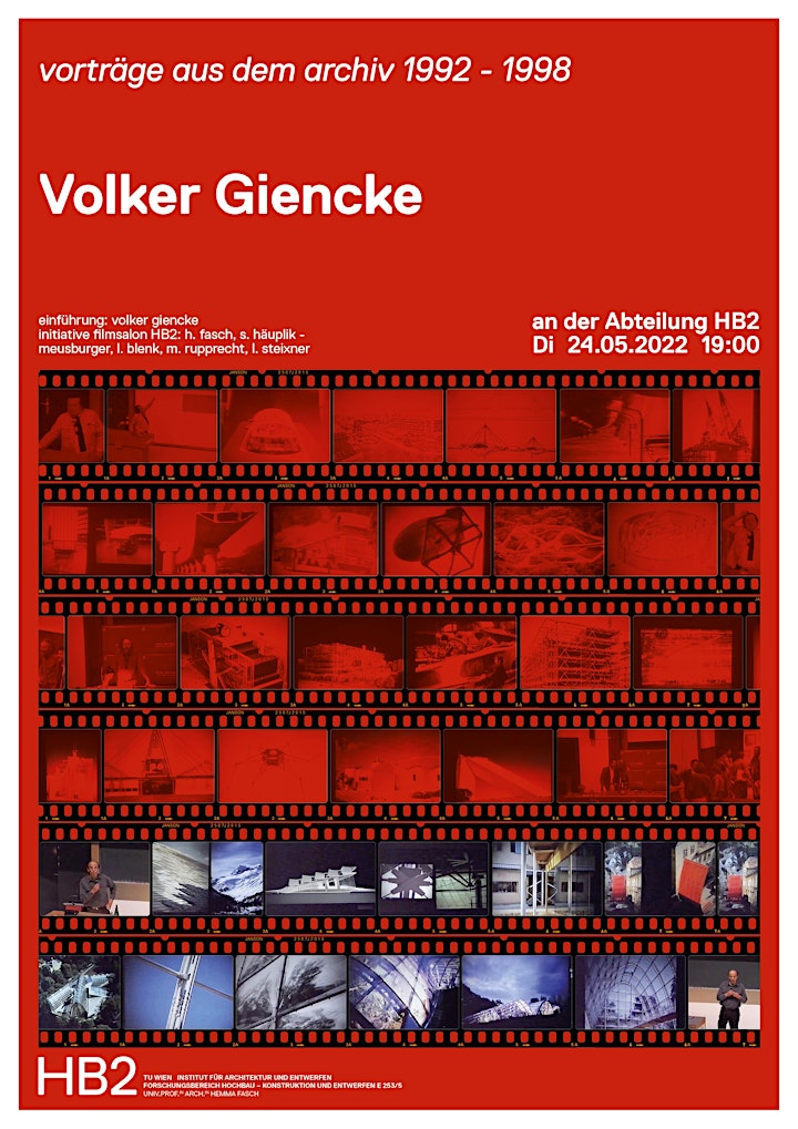 vorträge aus dem archiv 1992 - 1998 // Volker Giencke image