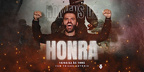 Imagem principal do evento Palestra Homens de Honra [Uberlândia/MG] 14/03/2022