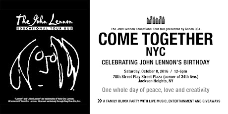 Come Together NYC: Celebrating John Lennon's Birthday primary image