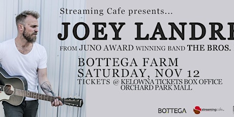 Joey Landreth w/special guest AHI live at Bottega Farm primary image