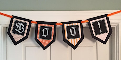 BYOB Ghoulish Gothic Halloween Banner primary image
