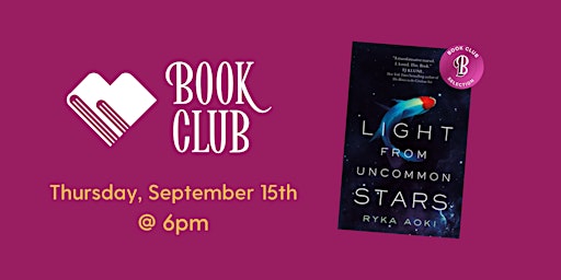 Bookery Book Club: LIGHT FROM UNCOMMON STARS