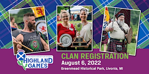 St. Andrew's Society of Detroit Highland Games Clan Registration