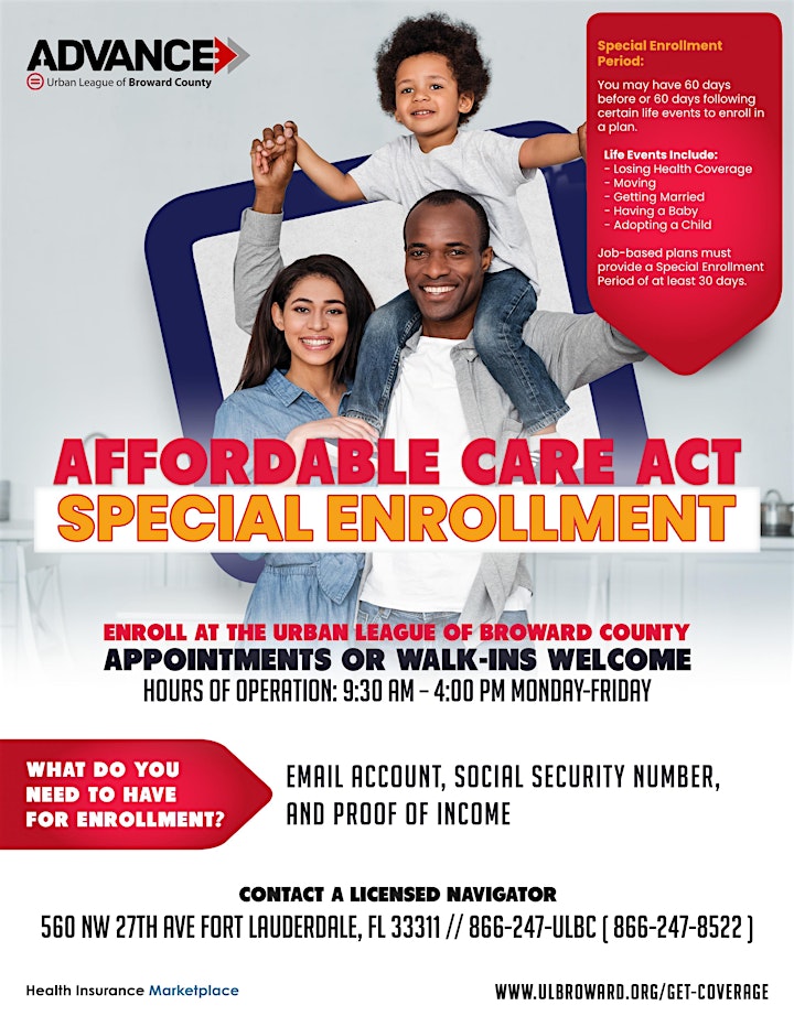 Affordable  Care Act  Special Enrollment  Screenings image