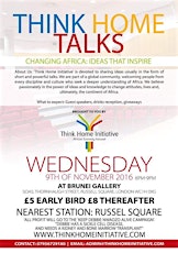 Think Home Talks: Changing Africa- Ideas That Inspire primary image