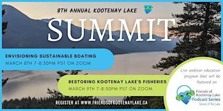 8th Annual Kootenay Lake Summit