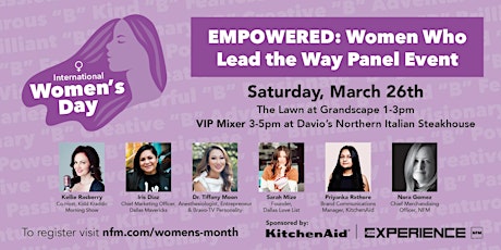 NFM Texas Presents: Empowered: Women Who Lead The Way Panel Event