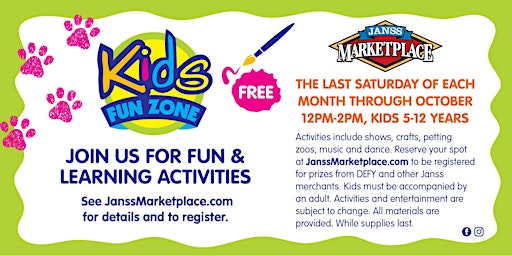 Kids Fun Zone at Janss Marketplace